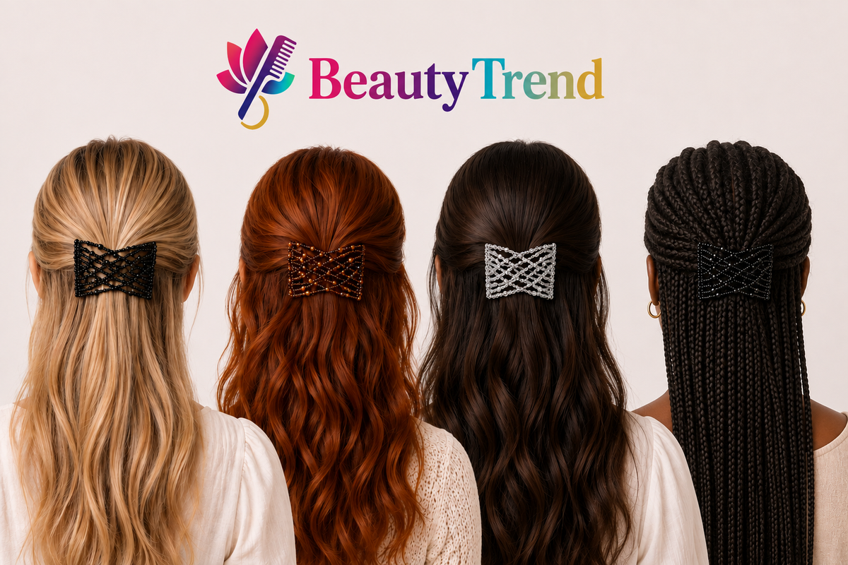 Beaded Hair Clips