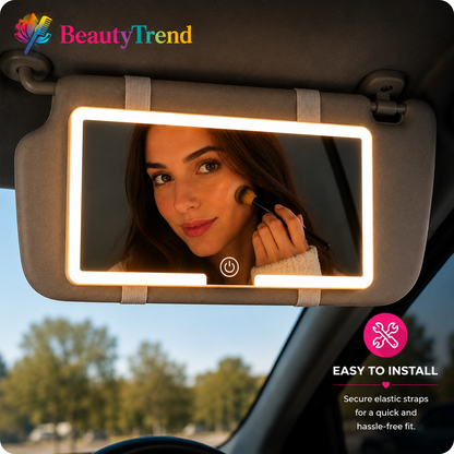 LED Removable Car MakeUp Mirror