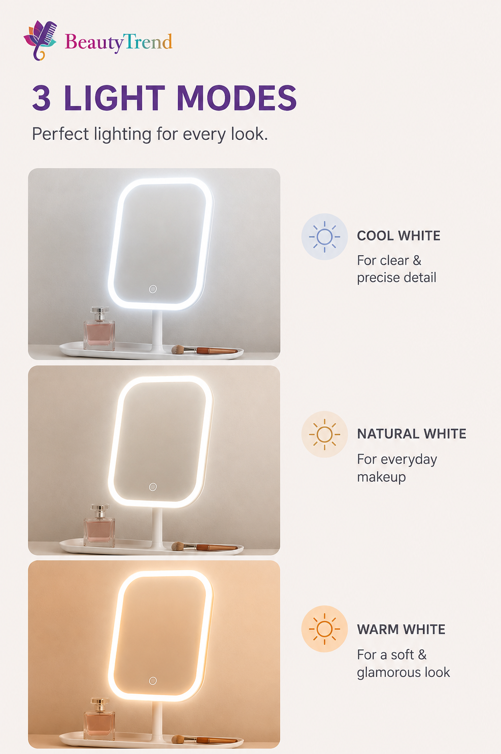 Glow LED Vanity Mirror