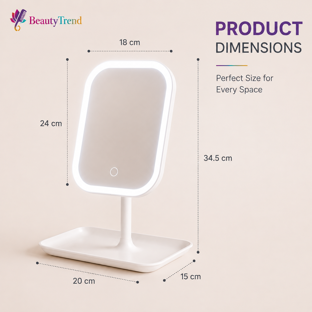 Glow LED Vanity Mirror