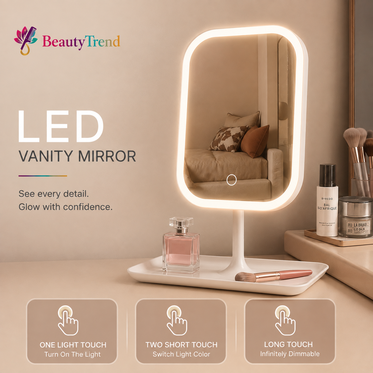 Glow LED Vanity Mirror