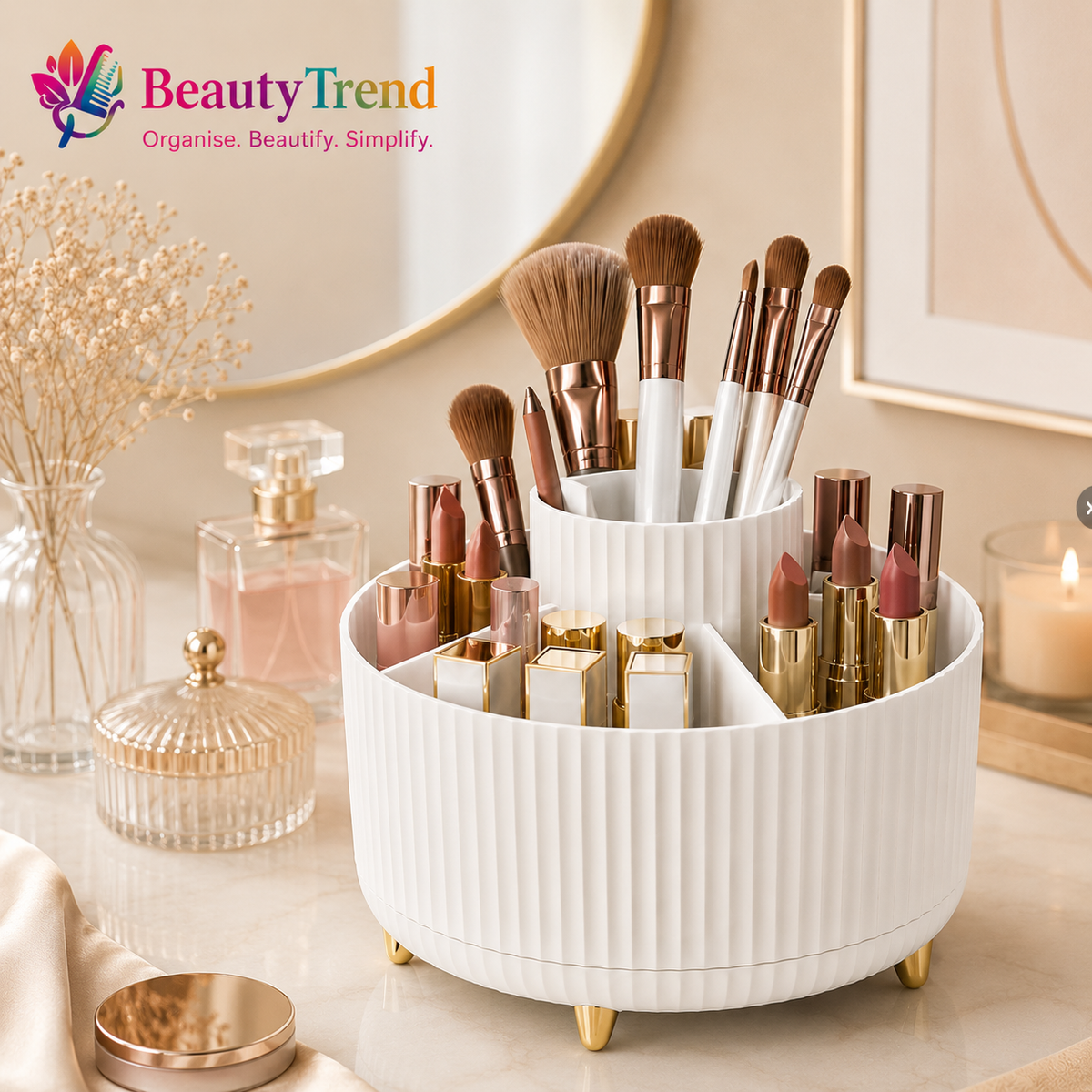 360° Rotating Makeup Organiser