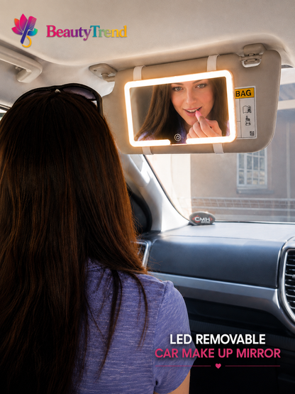 LED Removable Car MakeUp Mirror