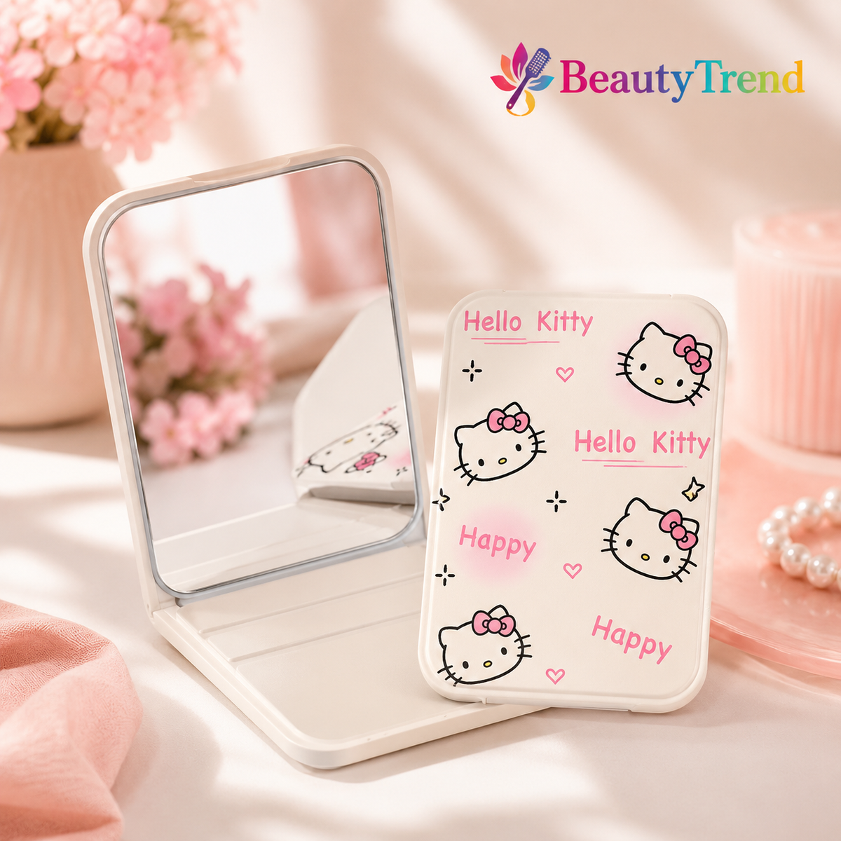 Hello Kitty Portable Compact Mirror