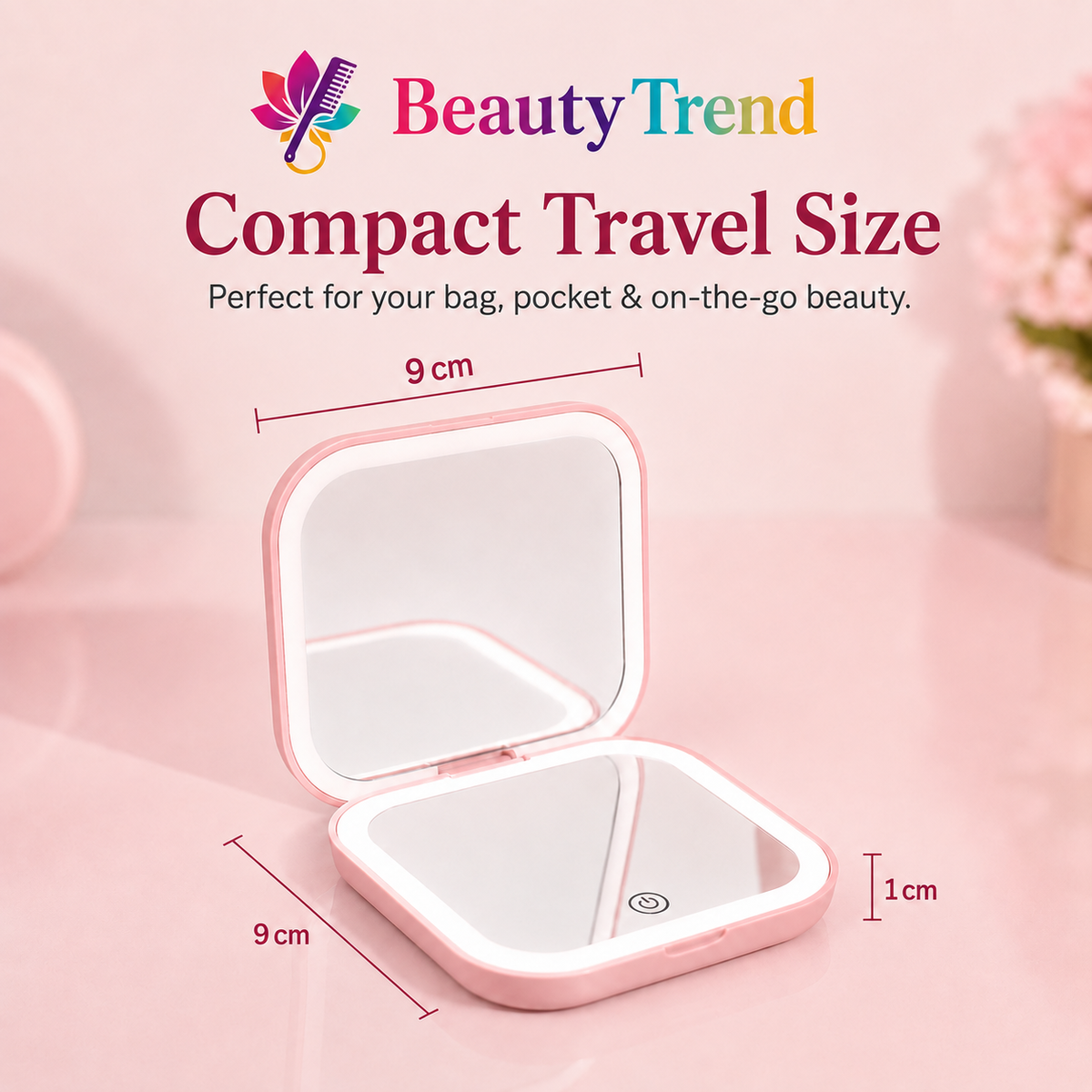 Double Sided LED Makeup Mirror