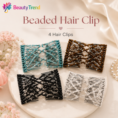 Beaded Hair Clips